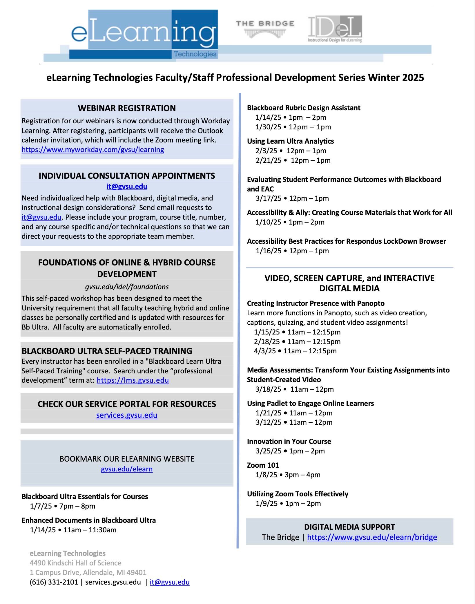 Thumbnail of the winter 2025 webinar flyer